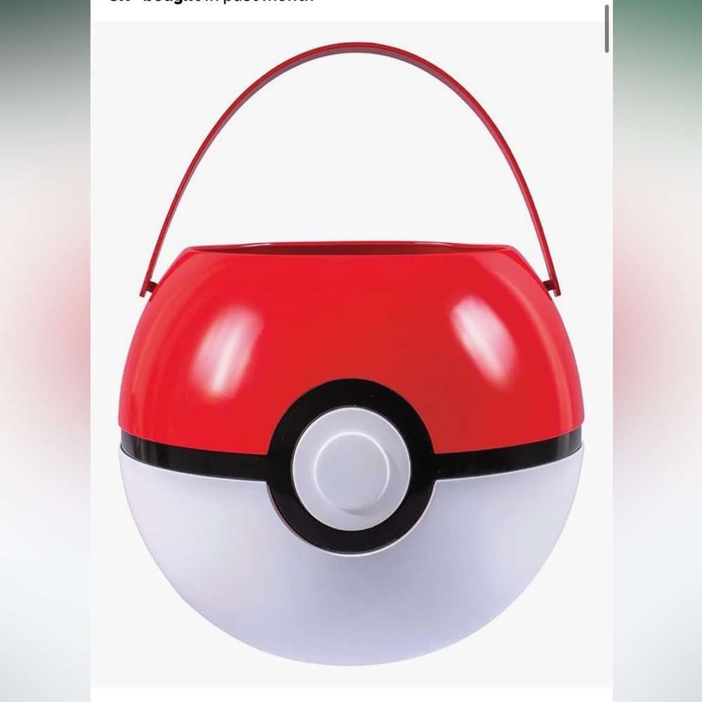 Pokémon Ball Halloween Bucket